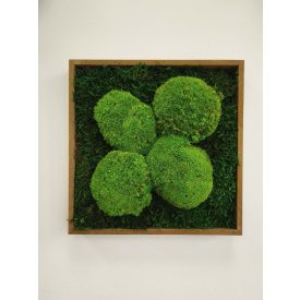 "Moha liget" - Négyzet alakú mohakép 25 cm