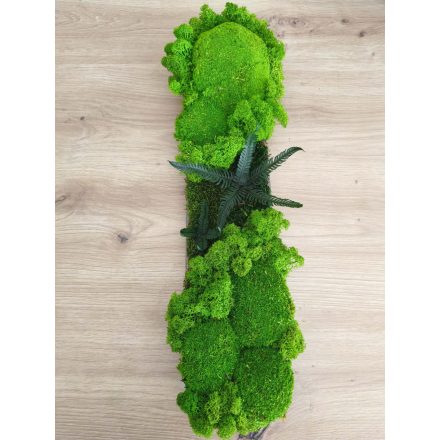 "Zuzmó sziget" - üveg tálon